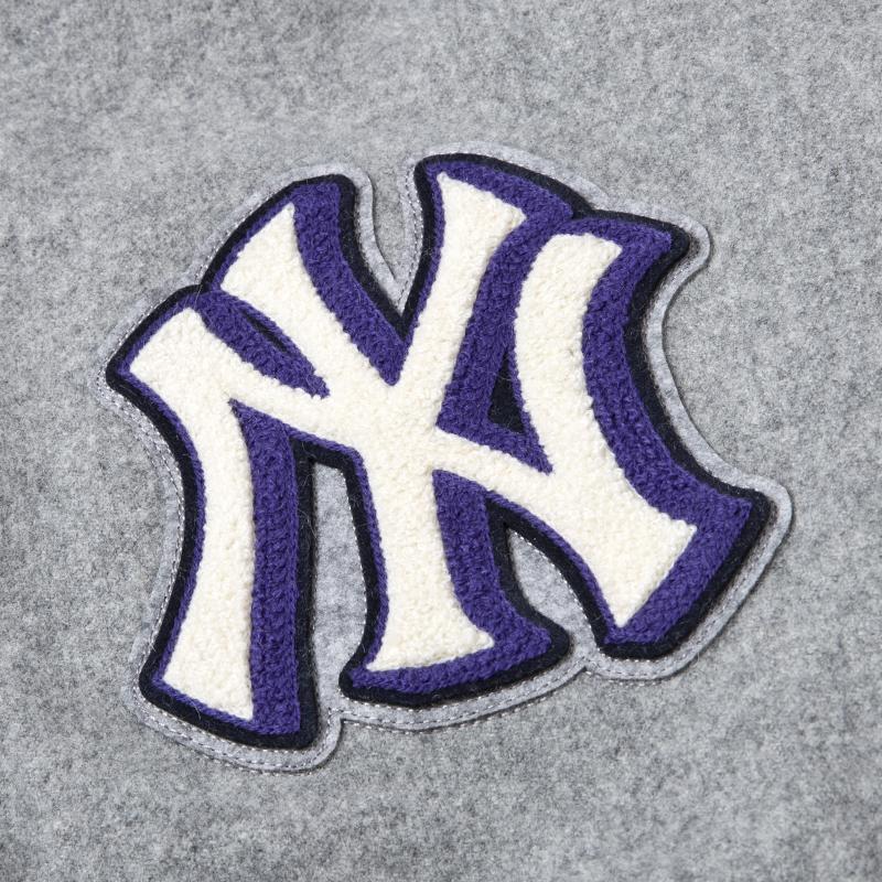 New MLB Baseball Jacket Unisex Gray 3AJPN0124-00MGS
