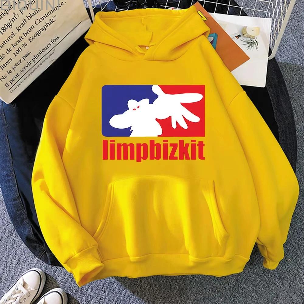 Limp Bizkit Moda Męska Bluzy z Kapturem Mężczyźni Kobiety Bluzy z Kapturem Hip Hop Codzienne Bluzy Jesień Zima Chłopcy Dziewczynki Streetwear Bluza z Kapturem