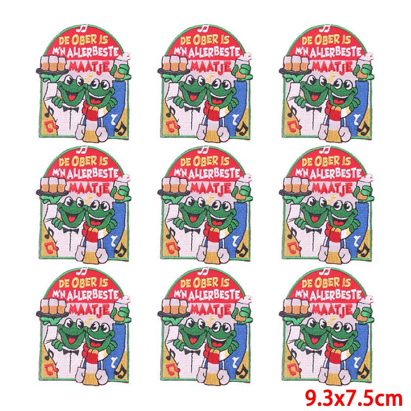 10 pezzi/lotto toppa da ricamo all'ingrosso termoadesiva sulle toppe per abbigliamento toppe su vestiti giacche decorazioni applique forniture per cucire