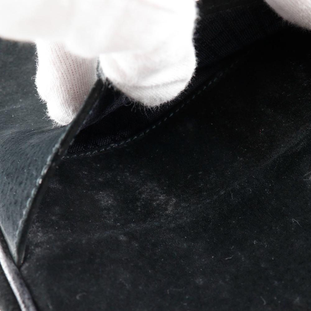 Gucci Bang Boot Tote Bag Old Gucci Black Suede Women Used