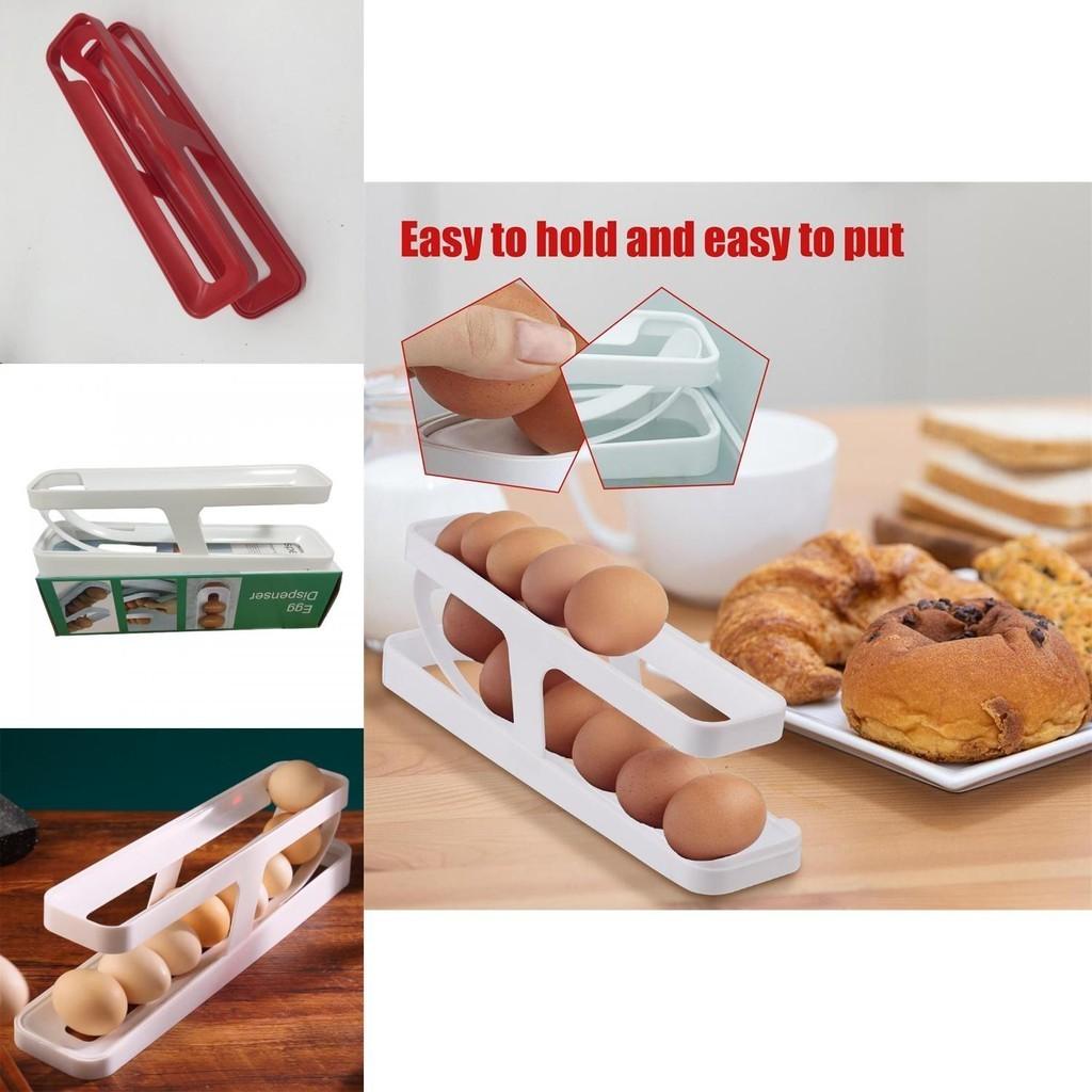 Innovative Egg Distribution System Rolldown Egg Dispenser Easy Egg Access Saves Fridge Space Durable Abs Material