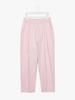 SPNK One-Pleat Wide Cotton Pants_Elpink