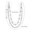 Punk Hip Hop Multi-Layer Dice Waist Chain Metal Belt Accessory Jeans Unisex