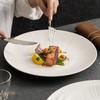 Dehua Ceramic Round Dinner Plate