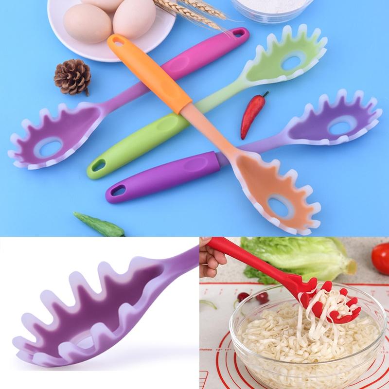 Buy Multifunction Long Handle Drain Spoon Pasta Fork Noodles Strainer