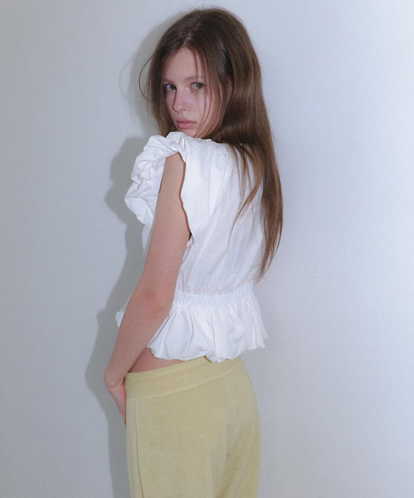 Geuliteu Mainz Terry Jogger Elastic Pants_Mainz Pants_Yellow