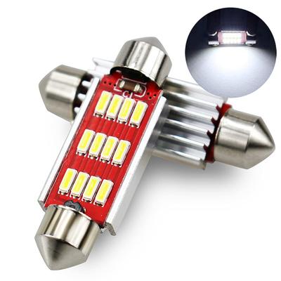 Nanpoku T10 41mm LED Innenraumleuchte Weiß 6000K 4014SMD 12