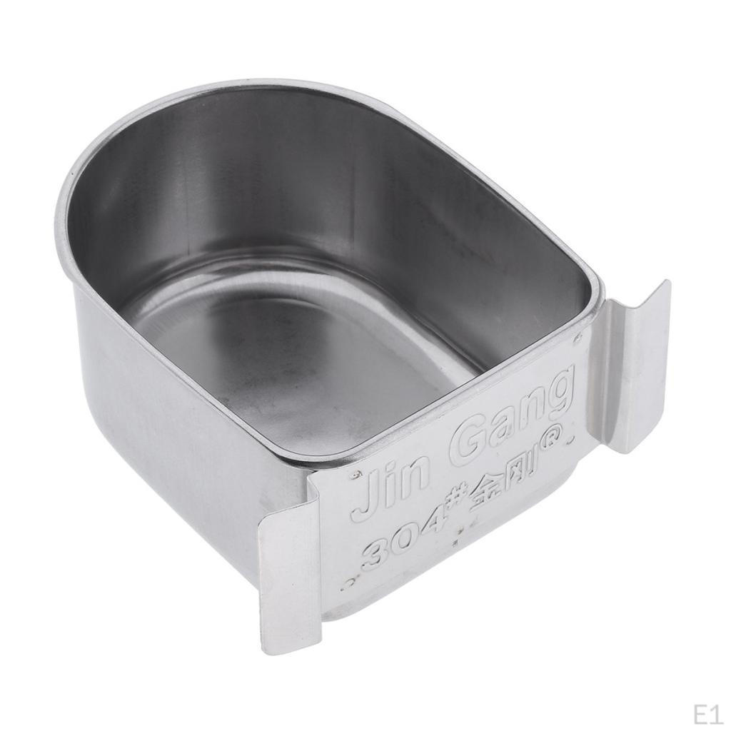 Durable Parrot Cage Food Cup for Lovebird Finch Small Animal
