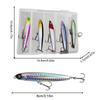 Fishing Lure 5pcs Sinking pencil lure with storage box Bass Fishing Tackle Saltwater Fish Bait Trolling Lure Fishing Accessory