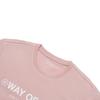Li-Ning Wade Series Solid Color Letter Print Crew Neck T-Shirt Men Tops Pink AHSS809-6
