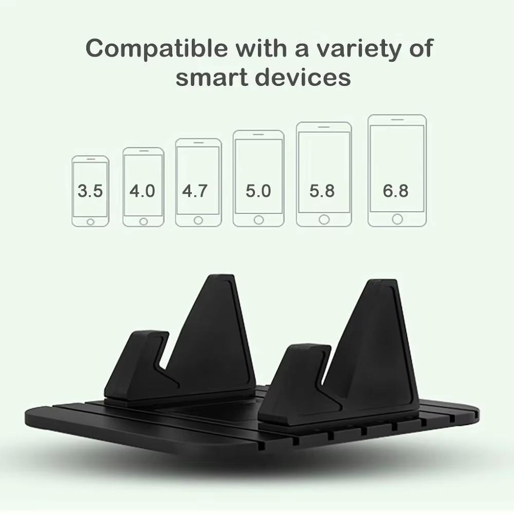 1/2/3pcs Anti-Slip Car Silicone Holder Mat Pad Dashboard Mobile Phone Stand Mount For Iphone Samsung Xiaomi In Car Gps Holder
