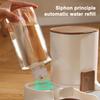 Mangiatoia e Dispenser d'Acqua Automatici per Cani, Macchina per Cibo e Acqua di Grande Capacità con Rifornimento Sensoriale, Coperchio Scorrevole, Alimentazione da Tavolo per Animali Domestici