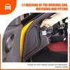 For Toyota Supra A90 19-24 Carbon Fiber Interior Door Anti-collision Cover Trim