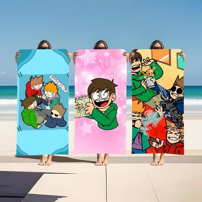 E-Eddsworld Handtuch Mikrofaser Strandtuch, Schnelltrocknend, Sandfrei, Ultrafeine Faser, Super Weich.