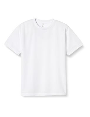 [Glimmer] Short Sleeve 4.4oz Dry T-shirt (crew Neck) 00300-ACTK Kids White 150cm (equivalent To Japanese Size 150)