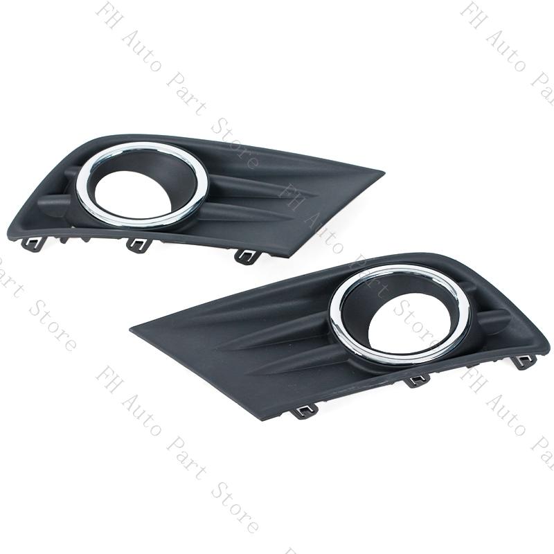 For Honda Pilot 2012 2013 2014 2015 Front Bumper Fog Lamp Light Trim Grille Cover Frame Lid Bezel Hood