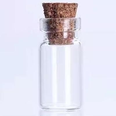 DIY Creative Suspend Decoration High Borosilicate Mini Cork Stopper Glass Vial Multi Purpose Home Subpackage Storage Bottle