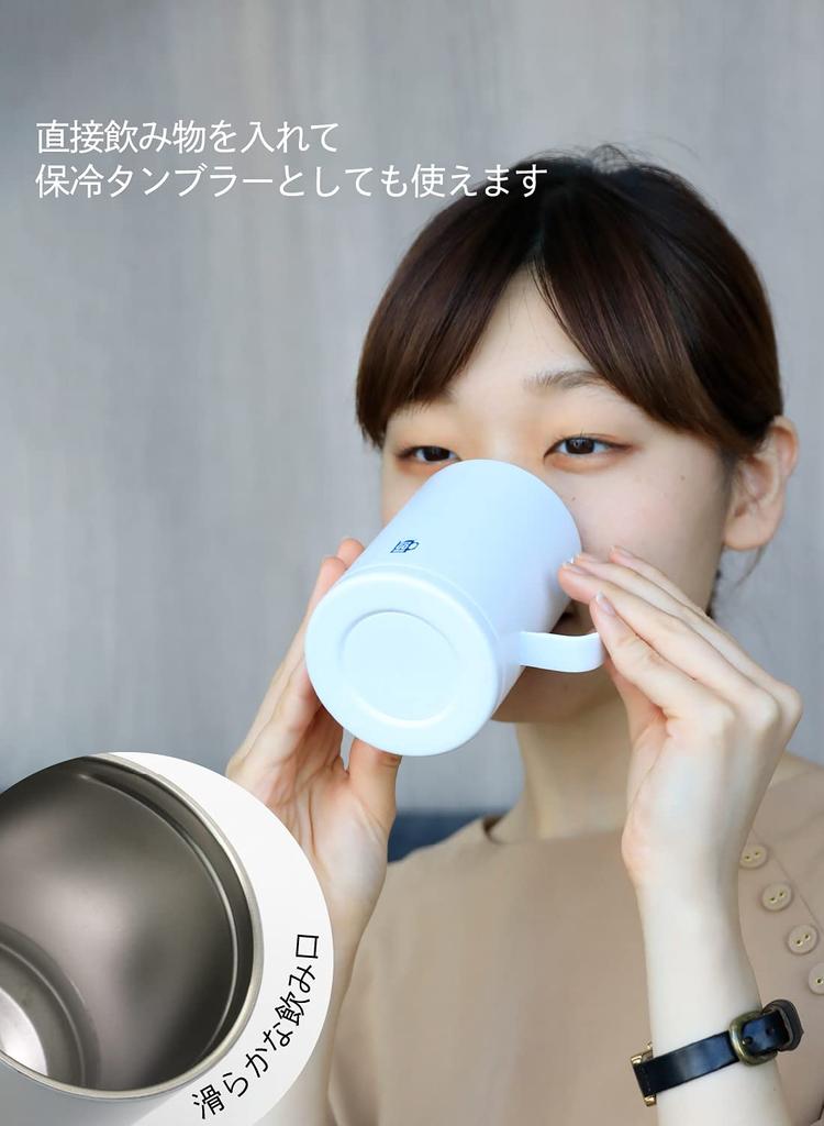 CB Japan Mug Can Holder Blue 350ml Stainless Steel Vacuum Insulated Tumbler BEER GOMUG Thermal/Cold