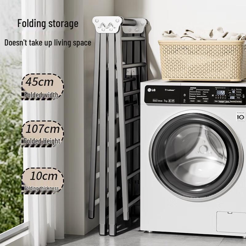 Yonglian Foldable Carbon Steel Clothes Drying Rack