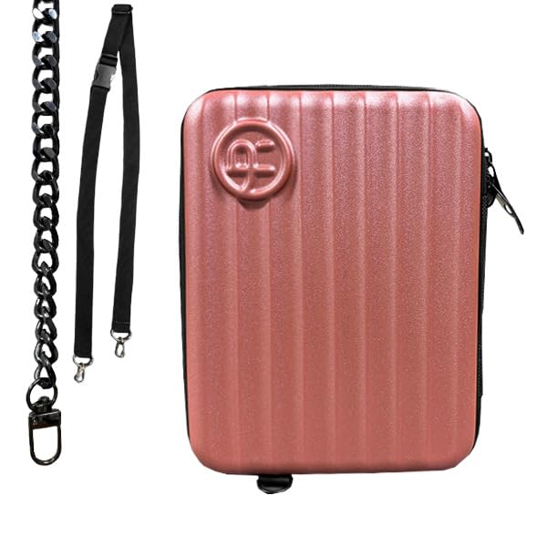 [retoo][Мини-косметичка] Дорожная косметичка в стиле чемоданчика, Водонепроницаемая, Легкая, Устойчивая к царапинам, Компактная, Жесткий футляр, Дорожная косметичка, Сумка для хранения,