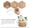 Cross-Border Wedding Flower and Candy Woven Basket with Pearls and Scattering Petals