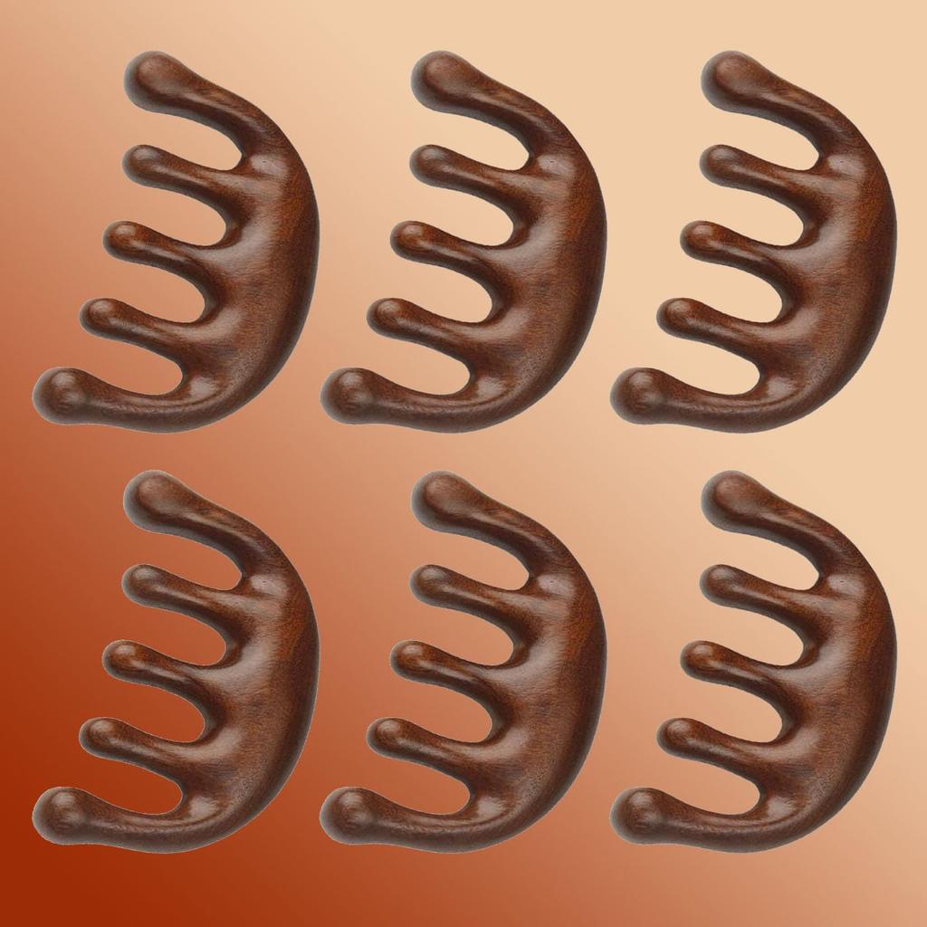 Massage Meridianmassage Natürliches Sandelholz Premium Haar Kopfhaut Unisex Kamm, Kamm, Kamm, Haarbürste, Pflege, Massage, Kopfhaut, Gesicht, Hals, Dekolleté,