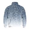 Felpa Casual da Uomo con Zip a 1/4 e Collo Alto con Stampa Leopardo per l'Uso Quotidiano