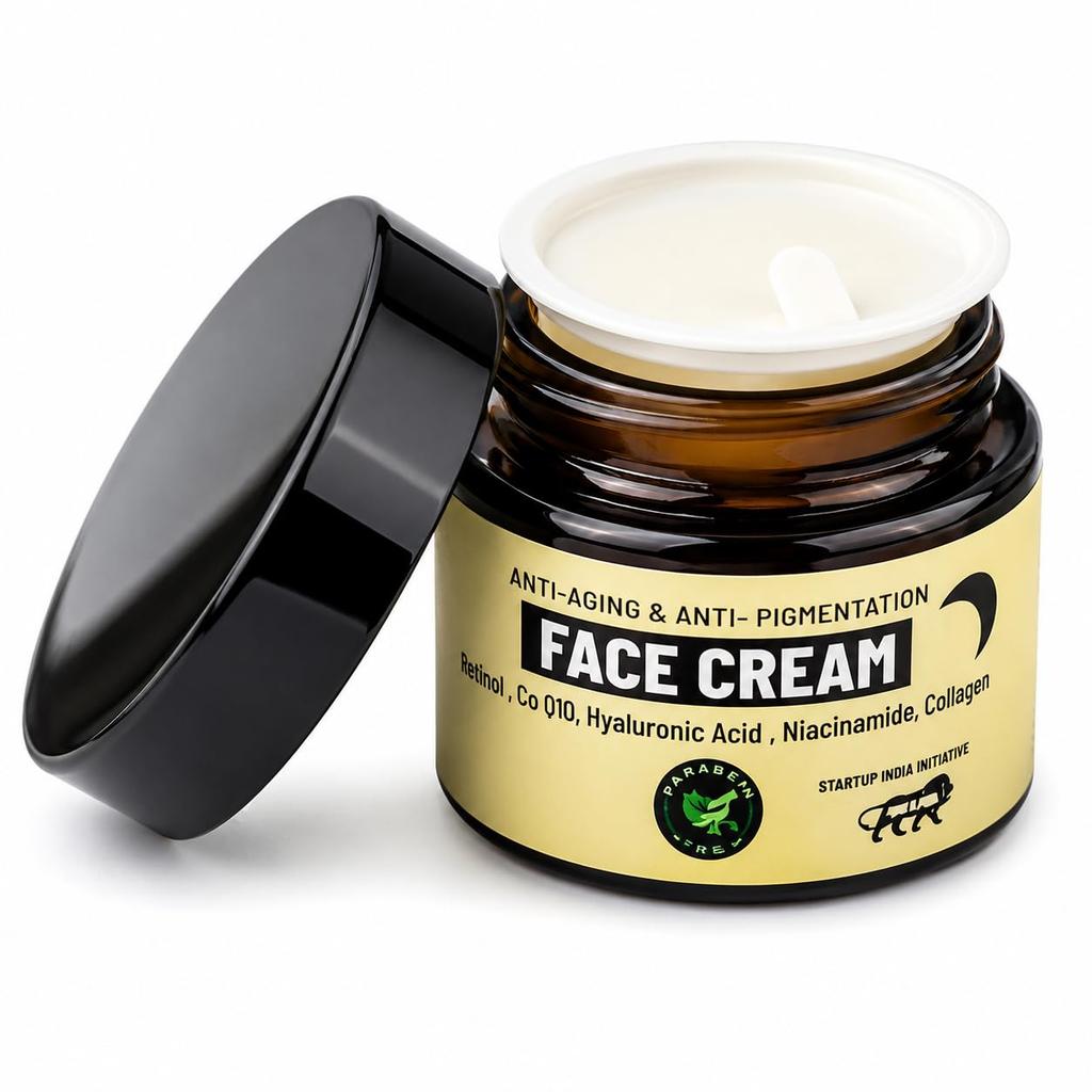 ORGANOSILVIA Night Face Cream For Wrinkles & Anti-Aging-30g | Lightweight Cream for Age Spots, Fine Lines | Anti-Pigmentation Moisturizer For Glowi