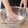Multifunctional Stainless Steel Basin Vegetable Fruit Pasta Strainer, Large Heavy Duty Filter Bowl Kitchen Suppllies
