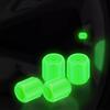 Luminous Tire Valve Caps For Car Motorcycle Bike Wheel Hub Styling Tool Glow In Dark Valve Stem Air Dust Rim Cover Accessory