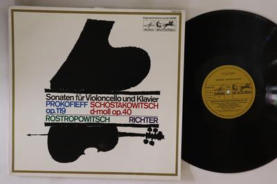 LP Schallplatte MSTISLAV ROSTROPOVICH SVIATOSLAV R Prokofieff Schostakowitsch Sonate 74591KK MELODIAEURODI 1966 Deutschland Klassik Gebraucht