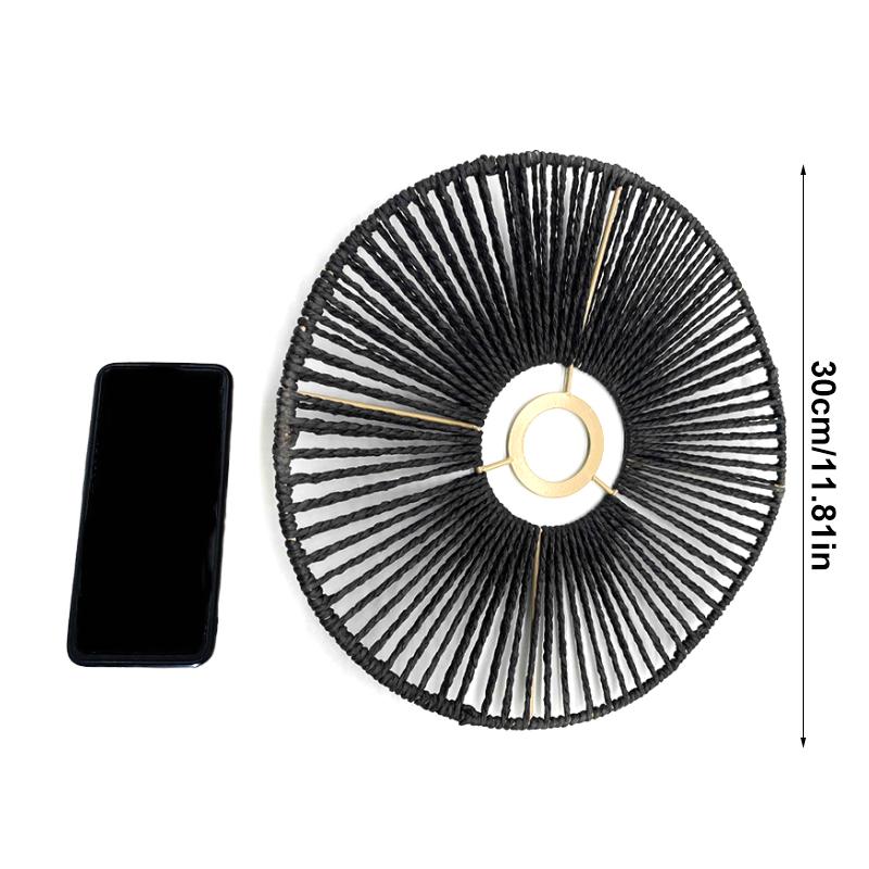1PC Accessory DIY Household Cover Adornment Creative Decoration Retro Imitation Rattan High Quality Pastoral Style Lampshade
