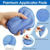 1/20pcs Car Detailing Applicator Pads Car Care Waxing Polish Sponge Soft Microfiber Round Pocket Foam Sponges Car Cleaning Tools