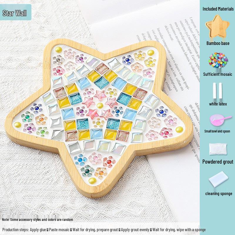DIY Mosaic Coaster Kit for Kids: Creative Father's Day Craft