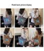 Spring Japanese Embroidered Eco-friendly Women's Shoulder Bag - Trendy, Large Capacity, Lightweight Tote