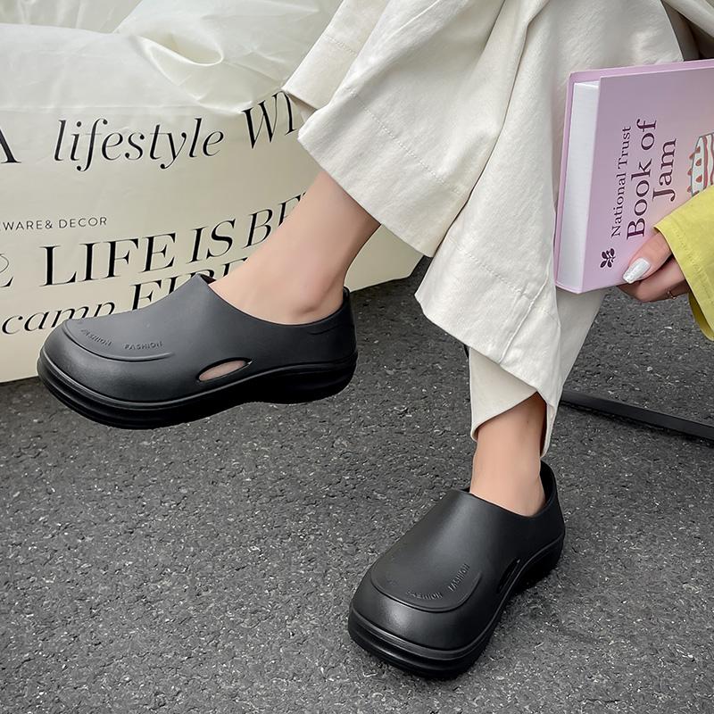 Outdoor men's sandals waterproof and oil resistant nurse chef shoes Eva sandals casual slippers