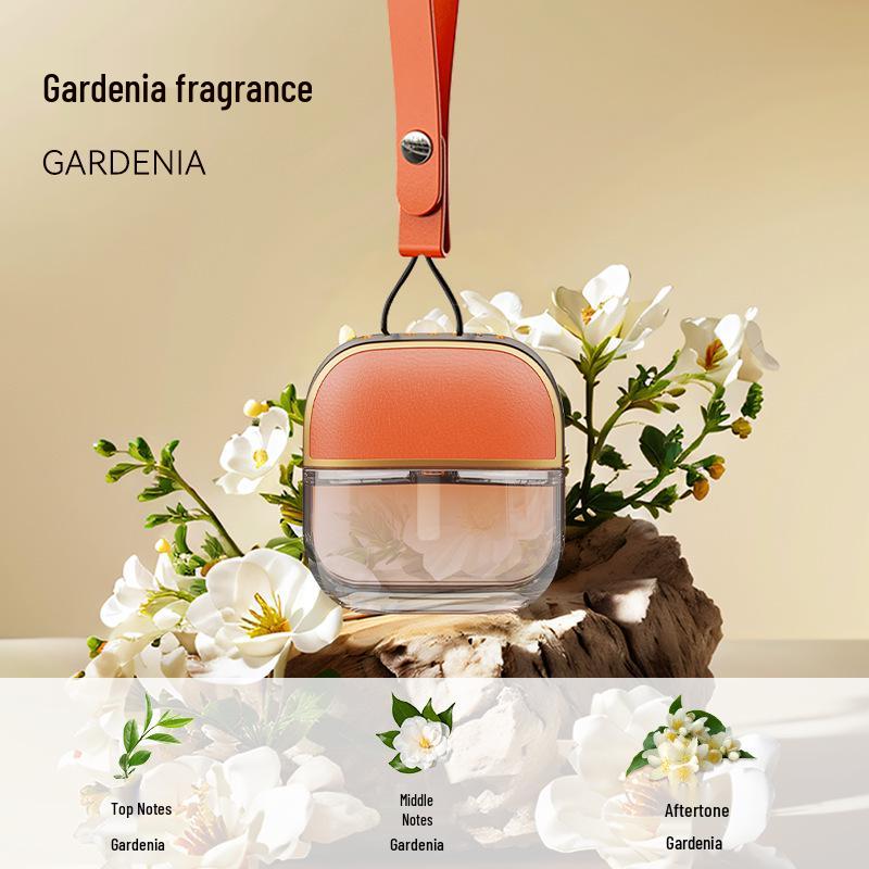 Lambskin Car Perfume Pendant: Elegant, Long-lasting Fragrance for Ladies.