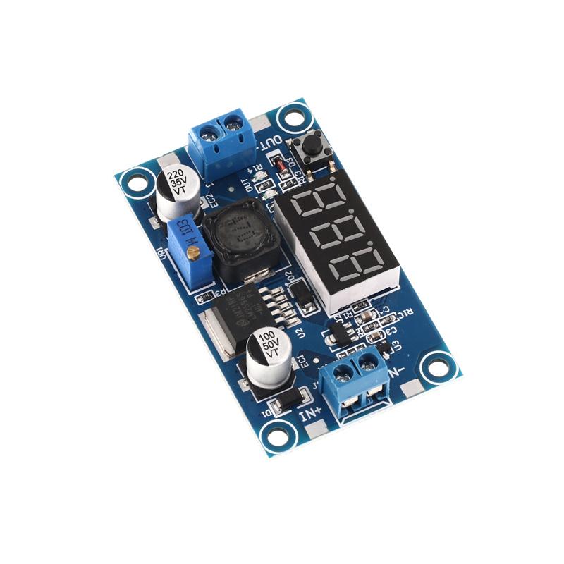 Lm2596 Dc Dc Adjustable Step Down Converter Voltage Regulator Led Display Voltmeter Buck Adapter Adjustable Power Supply Module