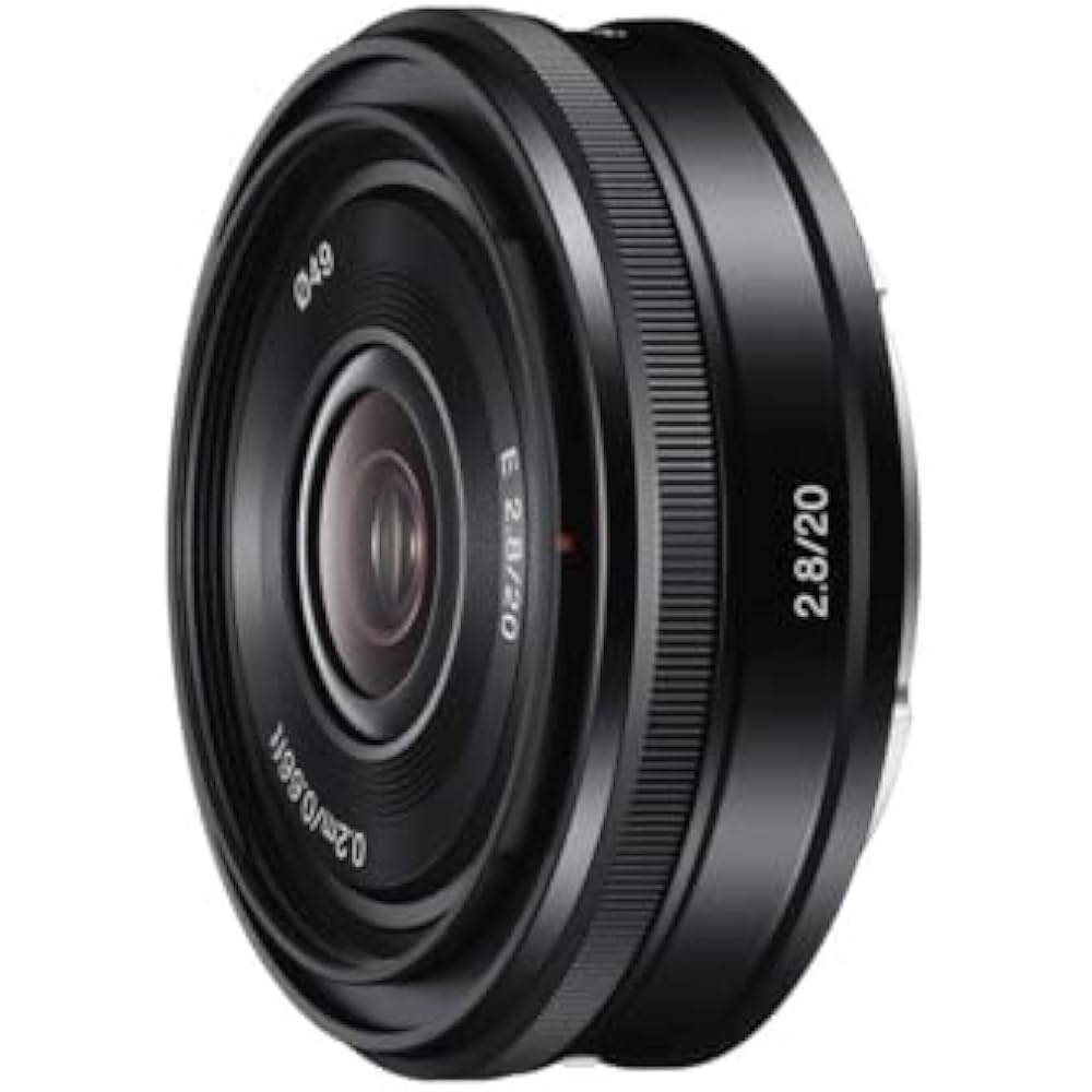 SONY Single Focus Lens E 20mm F2.8 Sony E Mount for APS-C SEL20F28