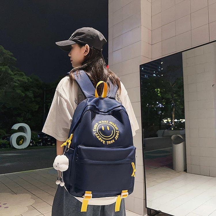 Schoolbag Japanese new ins wind large capacity simple fashion versatile junior high school student college student backpack