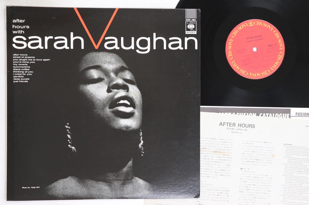 LP Record SARAH VAUGHAN - After Hours 20AP1487 CBS SONY 1979 Japan Jazz Used