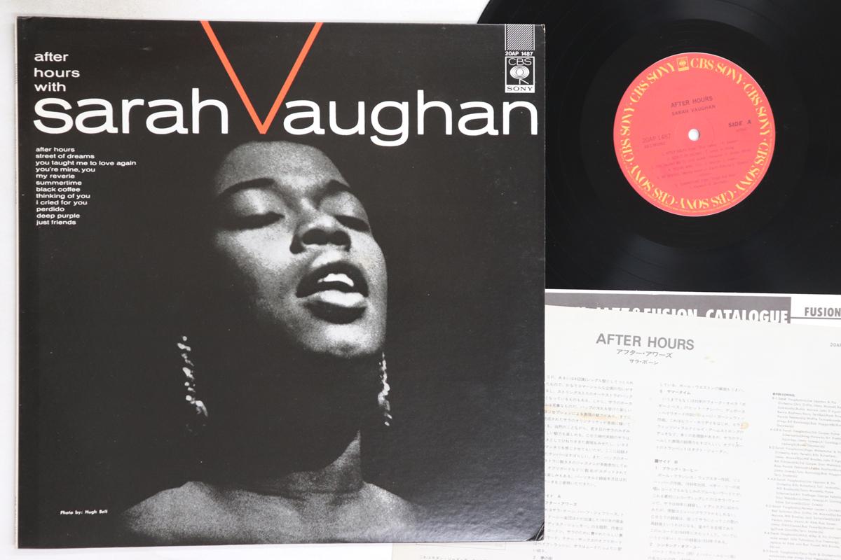 

LP Record SARAH VAUGHAN - After Hours 20AP1487 CBS SONY 1979 Japan Jazz Used
