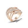 Vintage Damen Kristallring Ästhetisch Niedlich Hochzeit Teenager Ehefrau Knöchelschmuck Büro Urlaub Personalisiertes Geschenk Accessoires