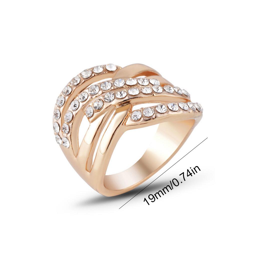 Vintage Damen Kristallring Ästhetisch Niedlich Hochzeit Teenager Ehefrau Knöchelschmuck Büro Urlaub Personalisiertes Geschenk Accessoires