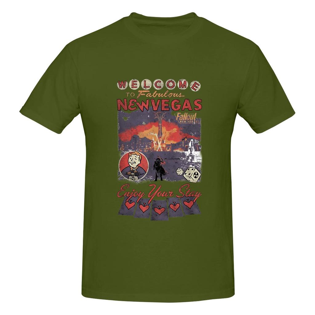 Welcome To Fabulous New Vegas Full Of Cotton Feeling Tshirtniche Design Rich Color Basic Tee