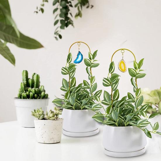 

1 компл. стойка для альпинизма с подвеской из кованого железа, домашний мини-металлический горшок для растений, решетка, садовый цветок, альпинист для фермы