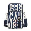 Blumenprint Design Mode Umhängetasche Mehrere Taschen Handgelenktaschen Freizeit Trendig Leicht Mini-Geldbörse Clutch