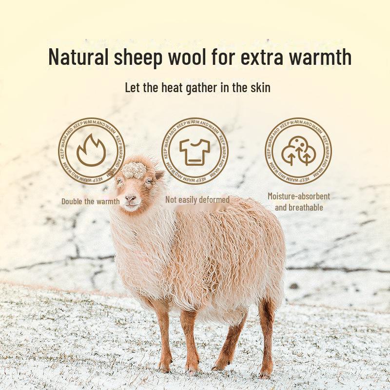 Women's Thermal Wool Underwear Set for Autumn/Winter - Warm, Lightweight, and Comfortable