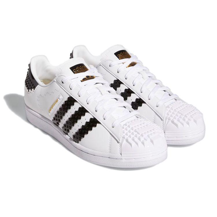 LEGO x adidas Superstar Płytki Bazowe Buty Unisex Biały Chmurny Biały Rdzeniowy Czarny GW5270