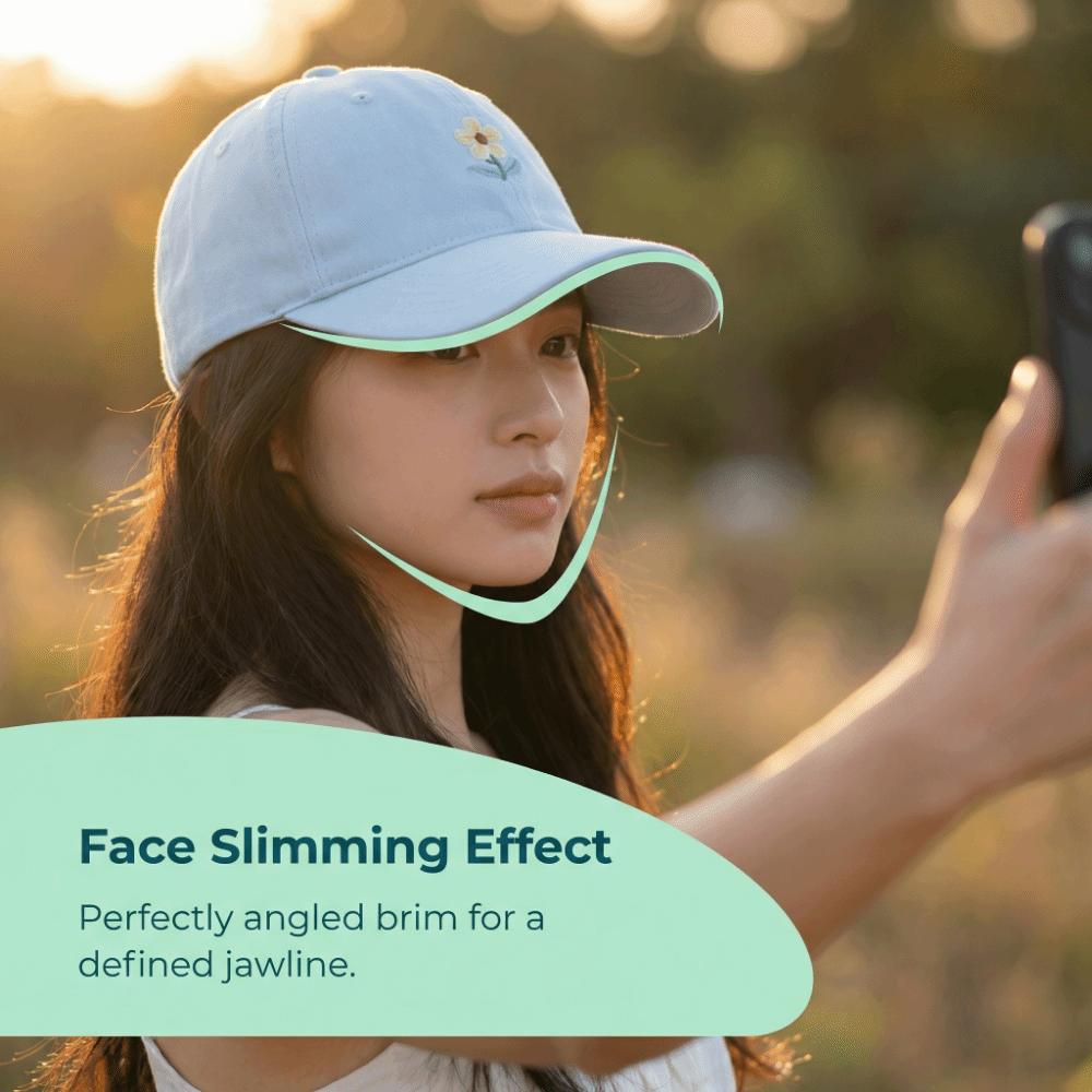 Adjustable Embroidered Peaked Hat Korean Style Sunshade Casquette Flower Baseball Cap  Outdoor